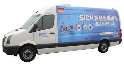 與SICK有約！產品巡回展示車在臺灣巡展